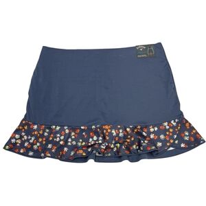 Pickleball Skirt Golf Callaway Tru-Sculpt Opti-Dri Active Skort Floral Large L